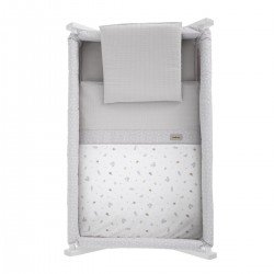 SMALL BED X WOOD UNE ARDI GREY/WHITE 55x87x74 CM