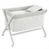 SMALL BED X WOOD UNE HOUSE MINT/WHITE 55x87x74 CM