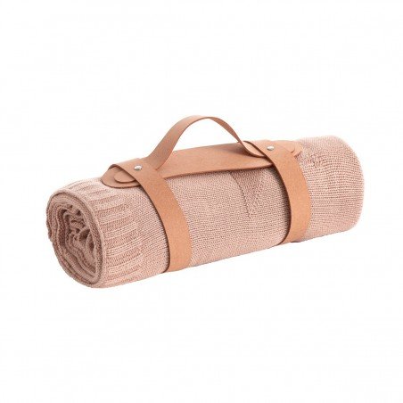 MANTA PUNTO BAMBOO 80x100x1 CM STELLE TAN