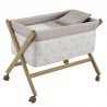 PETIT LIT PIEDS X BOIS UNE ABETE BEIGE/NATURAL 55x87x74 CM