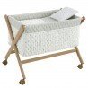 SMALL BED X WOOD UNE HOUSE MINT/NATURAL 55x87x74 CM