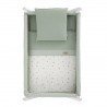 SMALL BED X WOOD UNE ARDI GREEN/WHITE 55x87x74 CM