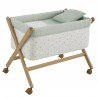 SMALL BED X WOOD UNE ARDI GREEN/NATURAL 55x87x74 CM