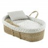 QUILTED BASKET UNE HOUSE MINT 39x80x25 CM