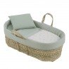 CESTONE PALMA FODERATO UNE ARDI VERDE 39x80x25 CM