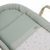 CESTONE PALMA FODERATO UNE ARDI VERDE 39x80x25 CM