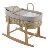 QUILTED BASKET+W.STAND.NATURAL ABETE BEIGE/NATURAL 39x80x61 CM