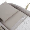 CESTONE PALMA FODERATO+PORTA N ABETE BEIGE/NATURAL 39x80x61 CM