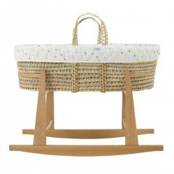 QUILTED BASKET+W.STAND.NATURAL HOUSE MINT 39x80x61 CM