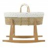 QUILTED BASKET+W.STAND.NATURAL HOUSE MINT 39x80x61 CM