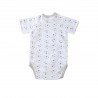 BODY SHORT SLEEVE CROSSED I. 753,1 BLUE