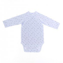 BODY L.SLEEVE CROSSED 442,1 BLUE