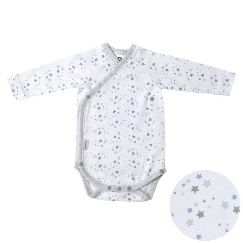 BODY L.SLEEVE CROSSED 753,1 BLUE