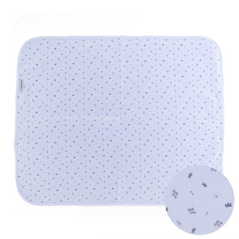 COUVERTURE COTON 442,1 BLEU