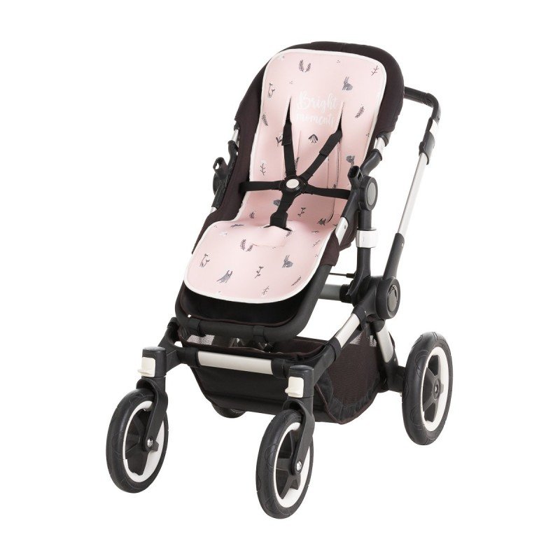 COUSSIN UNIVERSEL POUSSETTE RABBIT ROSE 35x85x1 CM