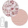 COUSSIN UNIV.REV.POUSS. DROIT LINEN ROSE 30x80x1 CM