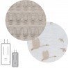 COUSSIN UNIV.REV.POUSS. DROIT ZICO BEIGE 30x80x1 CM