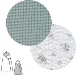 NID D.ANGE POUR BEBE REVERS. MINI PIO MINT 40x80x5 CM