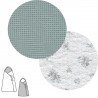 NID D.ANGE POUR BEBE REVERS. MINI PIO MINT 40x80x5 CM