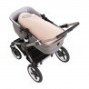 SACO CAPAZO CRUZADO REVERS. MINI PIO BEIGE 40x80x5 CM
