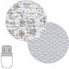 NID D'ANGE 2 IN 1 LINEN GRIS 35x80x6 CM