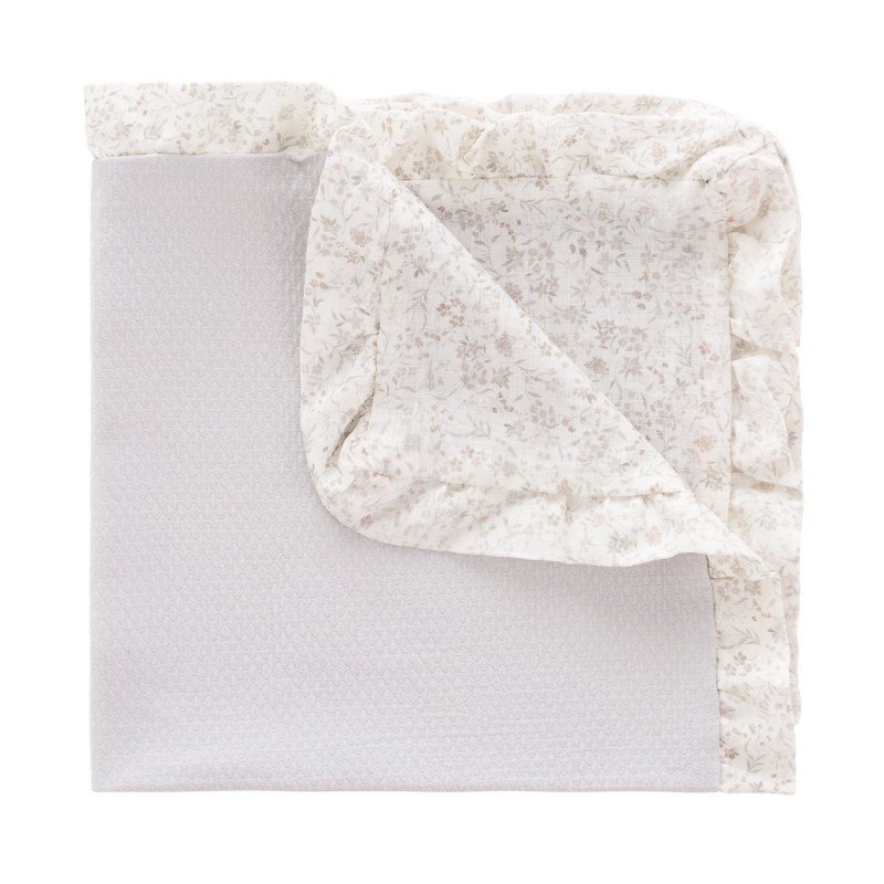 COUVERTURE RÉVERSIBLE 65x65x1 CM LINEN GRIS