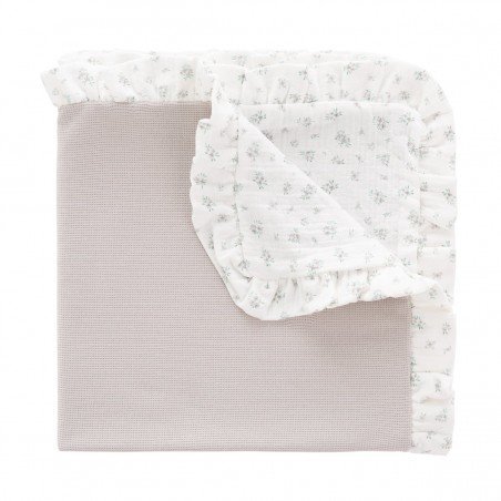 COUVERTURE RÉVERSIBLE 65x65x1 CM MINI PIO GRIS