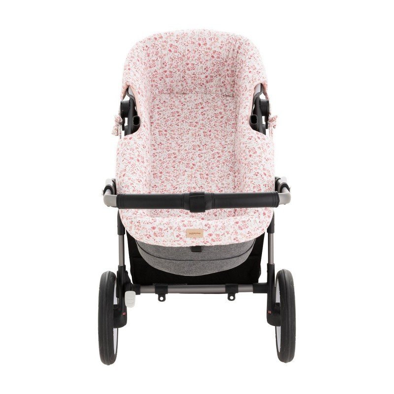 HOUSSE POUR NACELLE BUGA UNIV. LINEN ROSE 35x80x26 CM