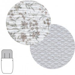 CHANCELIÈRE POUSSETTE TOKYO LINEN GRIS 43x92x5 CM