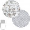 CHANCELIÈRE POUSSETTE TOKYO LINEN GRIS 43x92x5 CM