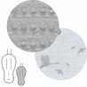 COLCHONETA SILLA UNI.REV.OVAL ZICO GRIS 43x88x1 CM