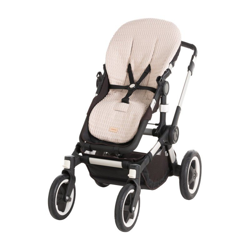 COLCHONETA SILLA UNI.REV.OVAL ZICO BEIGE 43x88x1 CM