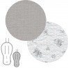 COUSSIN POUR POUSSETTE OVAL R. MINI PIO GRIS 43x88x1 CM