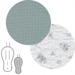 PASSEG.CUSCINO CARROZ. OVAL R. MINI PIO MINT 43x88x1 CM