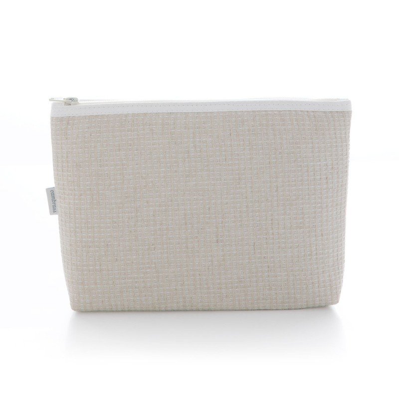 TROUSSE DE TOILETTE NATURALE BEIGE 6x28x20 CM