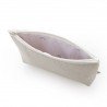 TROUSSE DE TOILETTE NATURALE BEIGE 6x28x20 CM