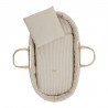 MOISES DE PALMA ACOLCHADO UNE DERBY BEIGE 39x80x25 CM