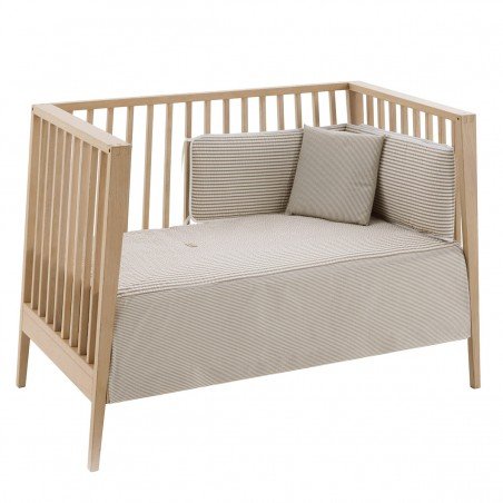 SET 2 PCS.BEDSPREAD W/S COT 60 DERBY BEIGE 60x120x3 CM