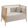 SET 2 PCS.BEDSPREAD W/S COT 60 DERBY BEIGE 60x120x3 CM