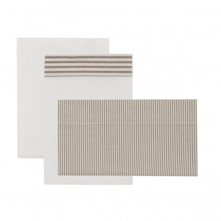 SABANA CUNA 3 PCS (CUNA 60) 60x120x1 CM DERBY BEIGE