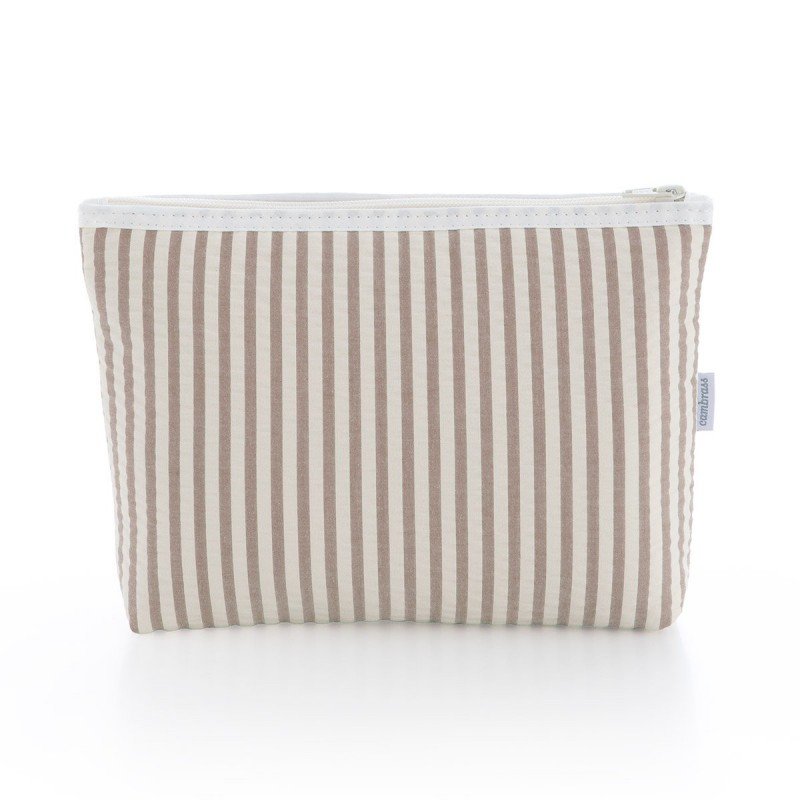 BORSA BAGNO DERBY BEIGE 6x28x20 CM