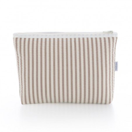 BORSA BAGNO DERBY BEIGE 6x28x20 CM