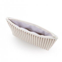 BORSA BAGNO DERBY BEIGE 6x28x20 CM