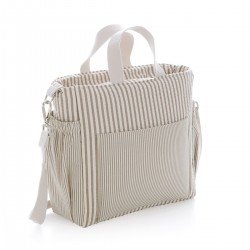 BOLSO MATERNAL PACK DERBY BEIGE 16x43x37 CM