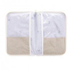 PROTÈGE-CARNET DE SANTÉ DERBY BEIGE 3x19x27 CM