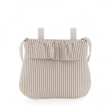 BORSA MATERNITÀ BOHO DERBY BEIGE 3.5x41x38.5 CM
