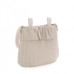 SAC DE MATERNITÉ BOHO DERBY BEIGE 3.5x41x38.5 CM