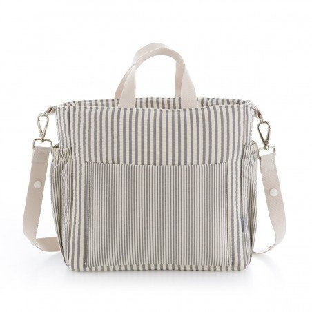 MATERNITY BAG PACK DERBY GREY 16x43x37 CM