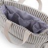 BOLSO MATERNAL PACK DERBY GRIS 16x43x37 CM