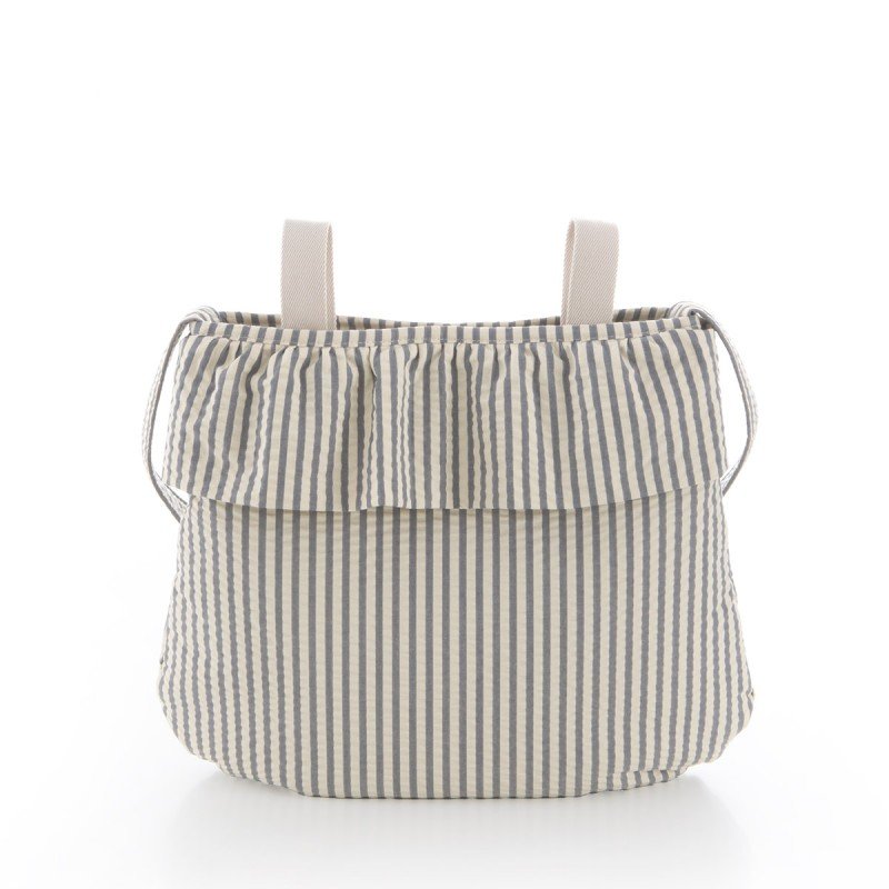 BORSA MATERNITÀ BOHO DERBY GRAU 3.5x41x38.5 CM